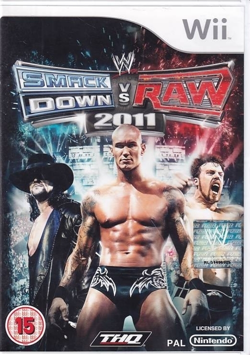 WWE SmackDown vs Raw 2011 - Wii (B Grade) (Genbrug)